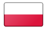 Flag of Poland (bevelled)